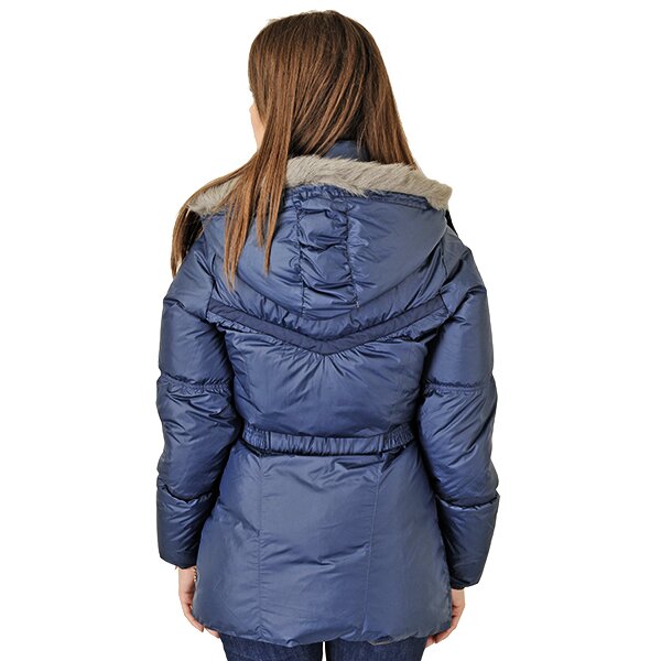 Kurtka zimowa damska ADIDAS KURTKA J LGT LGDOWN JK o05120 kolor niebieski