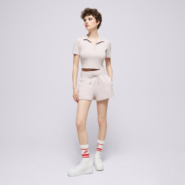 Koszulka damska NIKE T-SHIRT W NSW ESSNTL SS POLO CRP TOP dv7884-019 kolor różowy