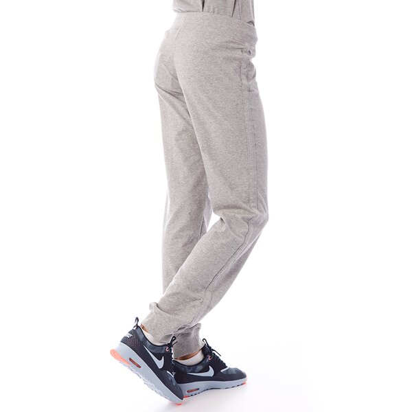 Spodnie dresowe damskie NIKE SPODNIE REG BL JERSEY CUFFED PANT 579789063 kolor szary