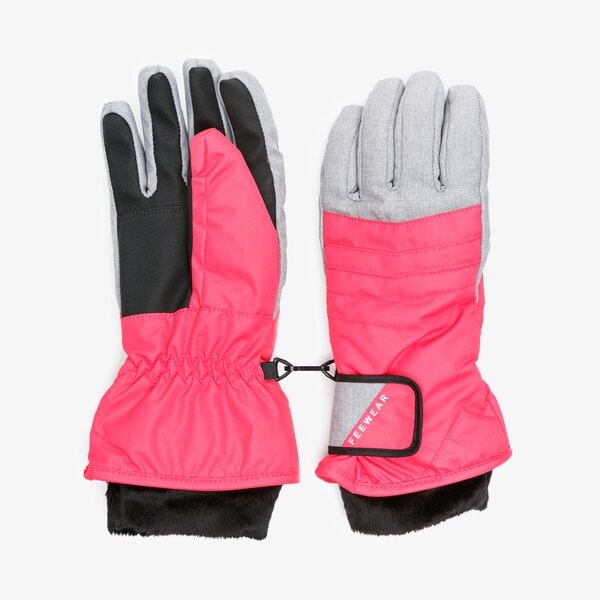  FEEWEAR RĘKAWICE NARCIARSKIE TROTUN fw39red53001 kolor różowy