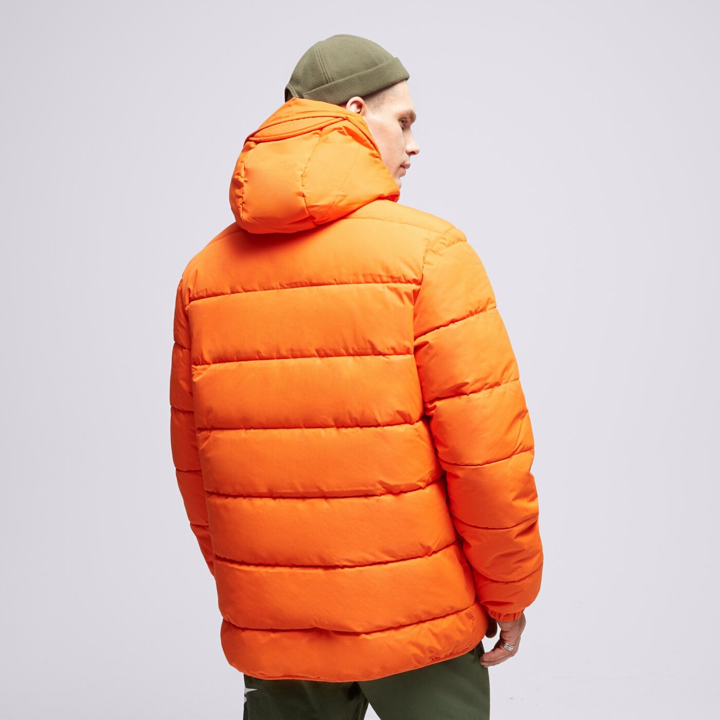 Kurtka zimowa męska ELLESSE KURTKA PUCHOWA GERANA PADDED JACKET ORNG sht19084704 kolor pomarańczowy