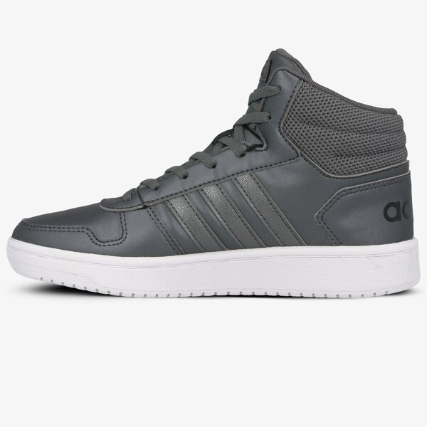Buty sportowe damskie ADIDAS HOOPS 2.0 MID ee7856 kolor szary