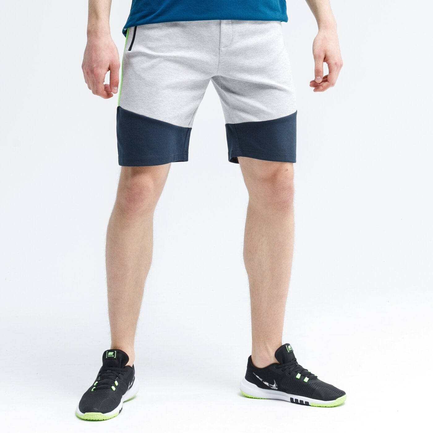 Spodenki męskie LOTTO SZORTY ELINO lo120szm13002 kolor szary