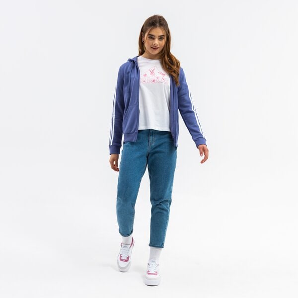 Bluza damska ADIDAS BLUZA ROZPINANA Z KAPTUREM W 3S FT FZ HD h07838 kolor niebieski