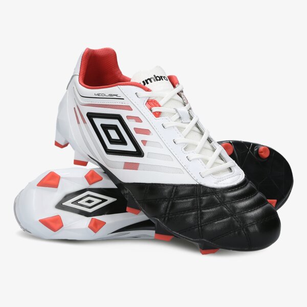 Buty piłkarskie męskie UMBRO MEDUSAE PRO HG 81093uede kolor biały