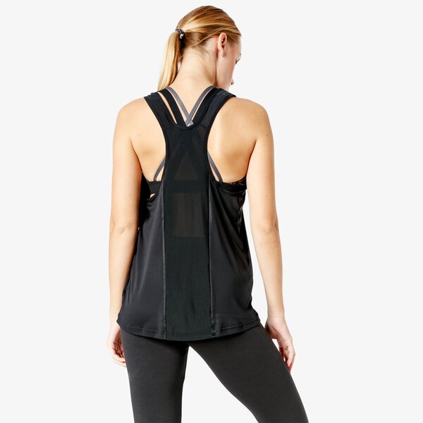 Top damski NIKE TANK FLOW 2.0 GRX HO18 931758010 kolor czarny