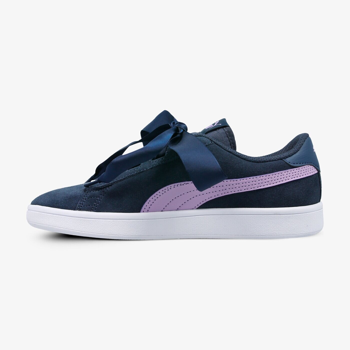 Buty dziecięce PUMA SMASH V2 RIBBON JR 36600303 kolor granatowy