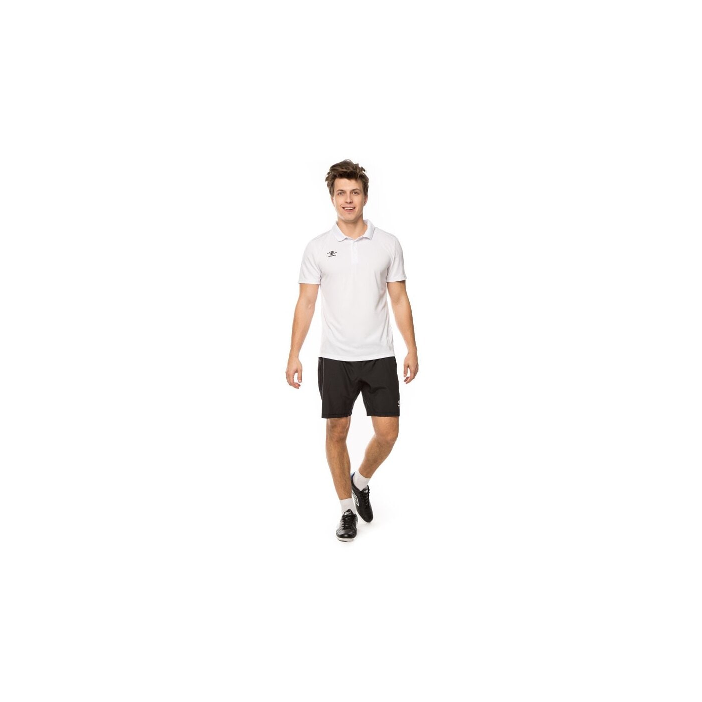 Koszulka polo męska UMBRO POLO PRO TRAINING POLY 64071u096 kolor biały