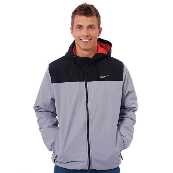 Kurtka zimowa męska NIKE KURTKA FLEECE LINED JKT 419019066 kolor szary