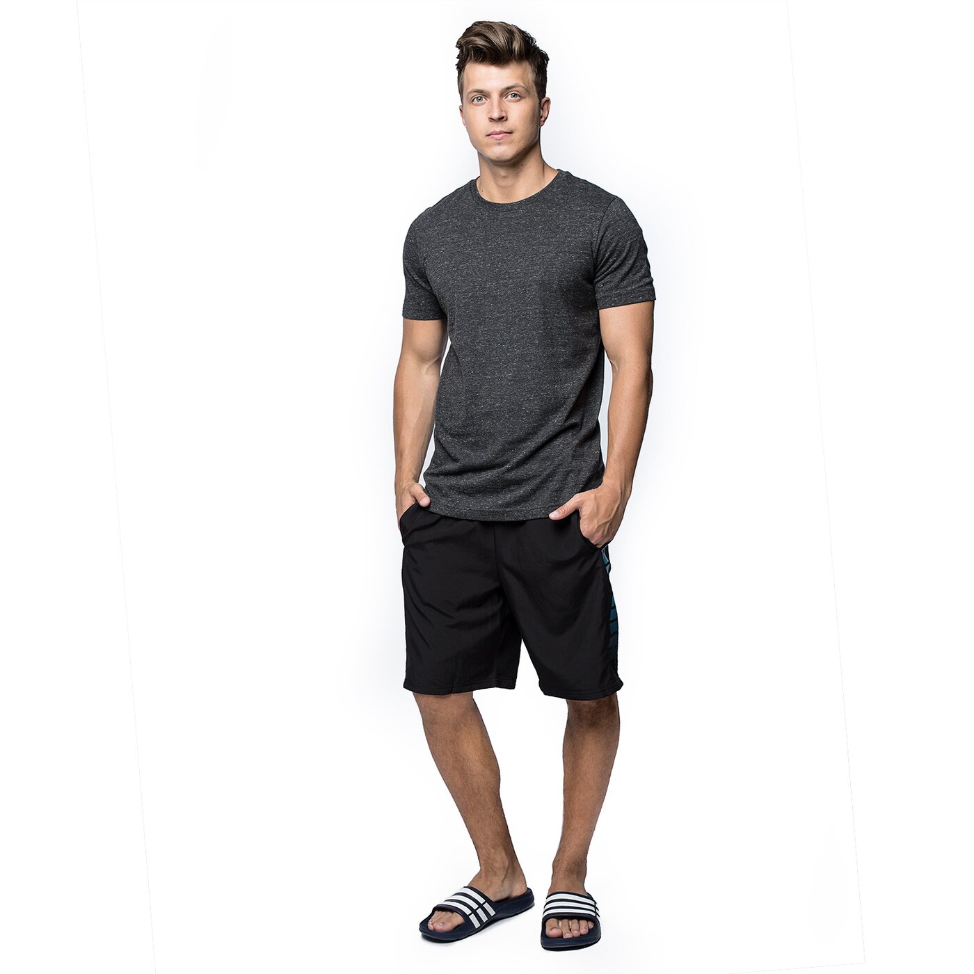 Spodenki męskie PUMA SZORTY FUN BIG LOGO WOVEN 83657501 kolor czarny