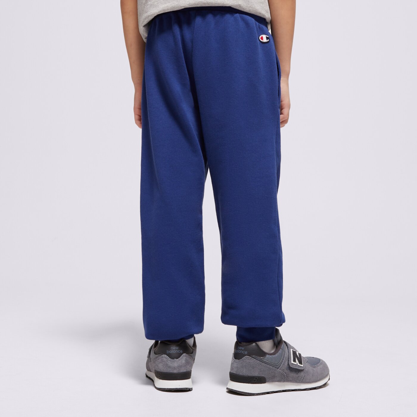 Spodnie dziecięce CHAMPION SPODNIE RIB CUFF PANTS B 306765bs559 kolor granatowy