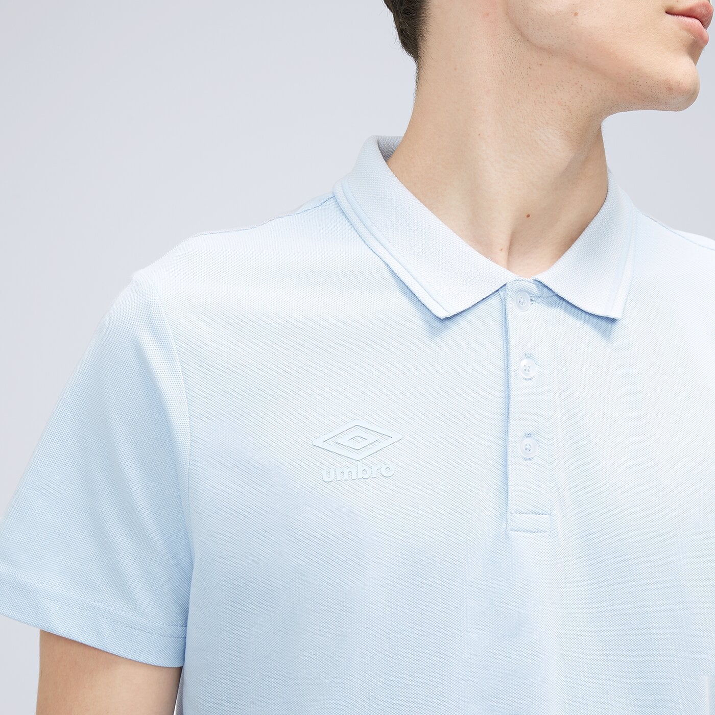 Koszulka polo męska UMBRO POLO FOLLIE ul123pom90007 kolor niebieski