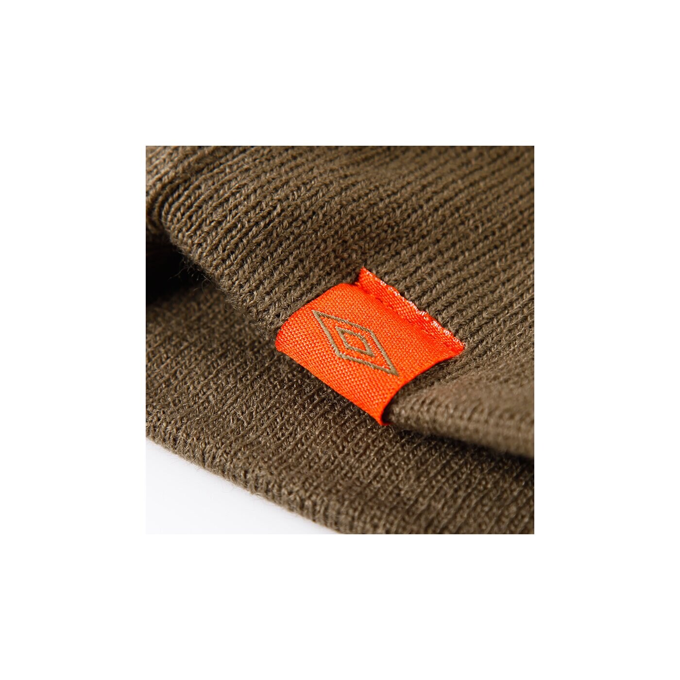 Czapka zimowa damska UMBRO CZAPKA CLASSIC BEANIE KHAKI ul33cau05 kolor khaki