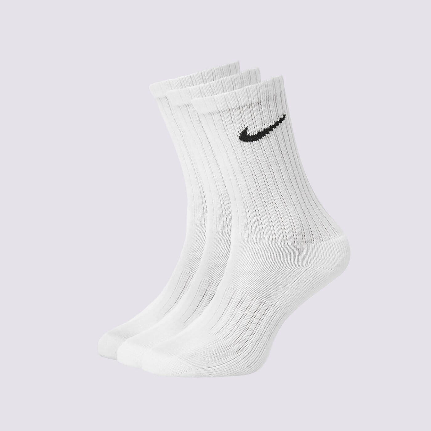 Skarpetki damskie NIKE SKARPETY 3PPK VALUE COTTON CREW sx4508-101 kolor biały
