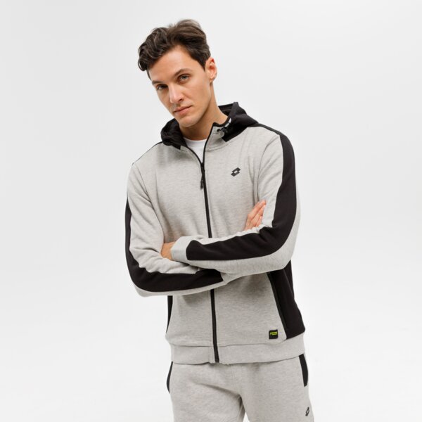 Bluza męska LOTTO BLUZA ROZPINANA Z KAPTUREM CODONE lo321blm06001 kolor szary