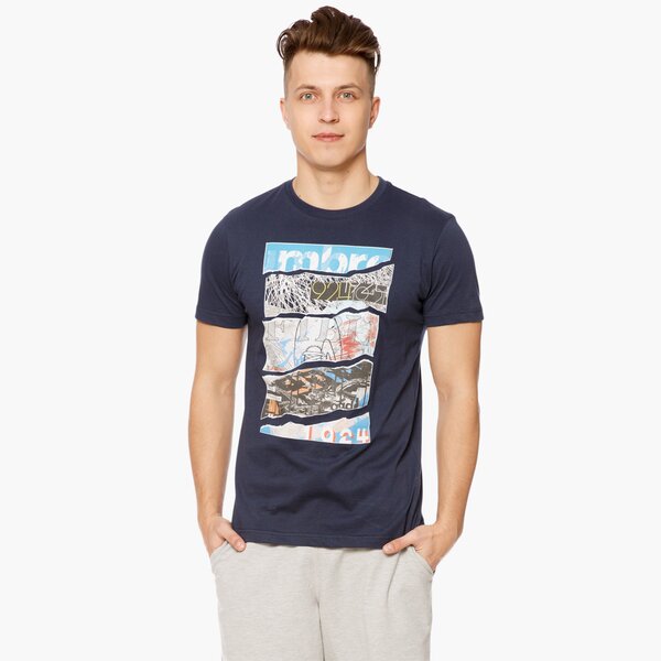 Koszulka męska UMBRO T-SHIRT TAKEHI ul17tsm17001 kolor granatowy