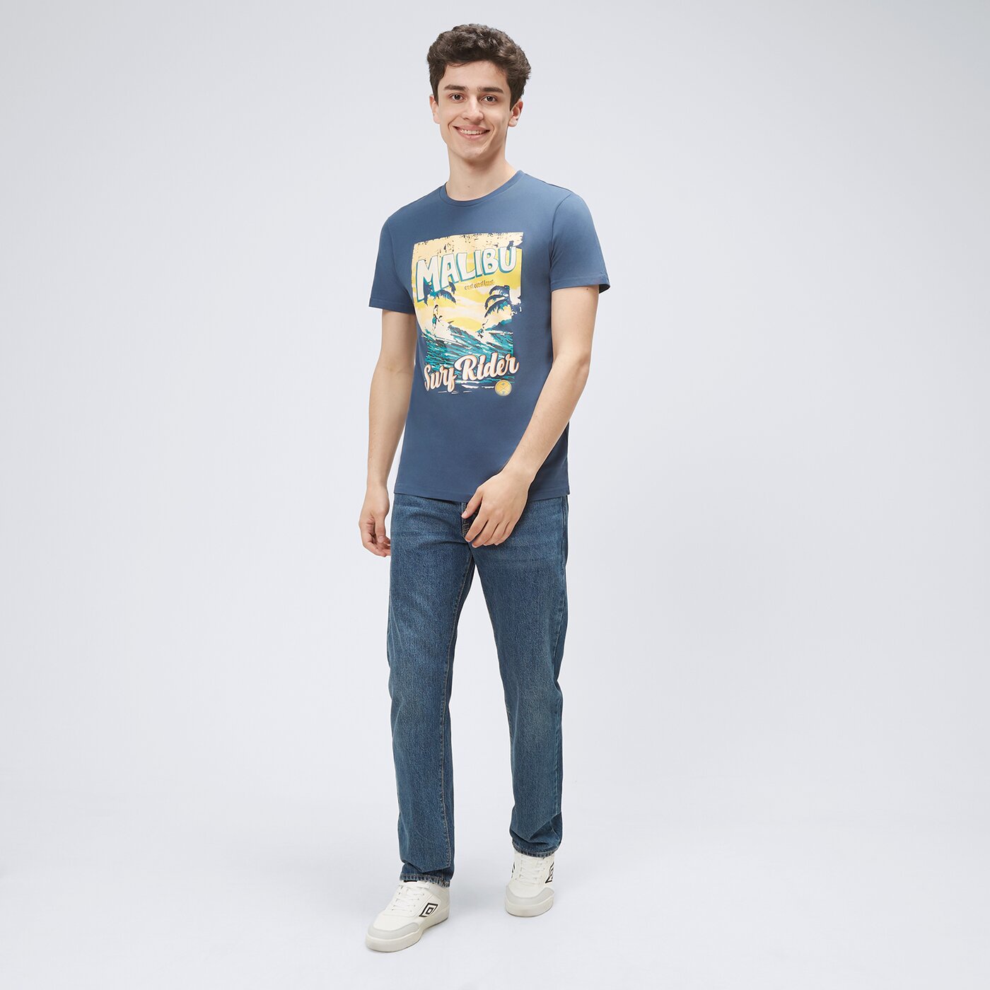 Koszulka męska UP8 T-SHIRT CAIO up123tsm23001 kolor granatowy