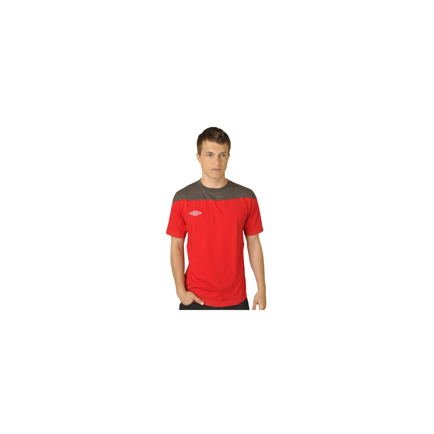 Koszulka męska UMBRO T-SHIRT F TRN CVC SS CREW TEE 60615uc2c 