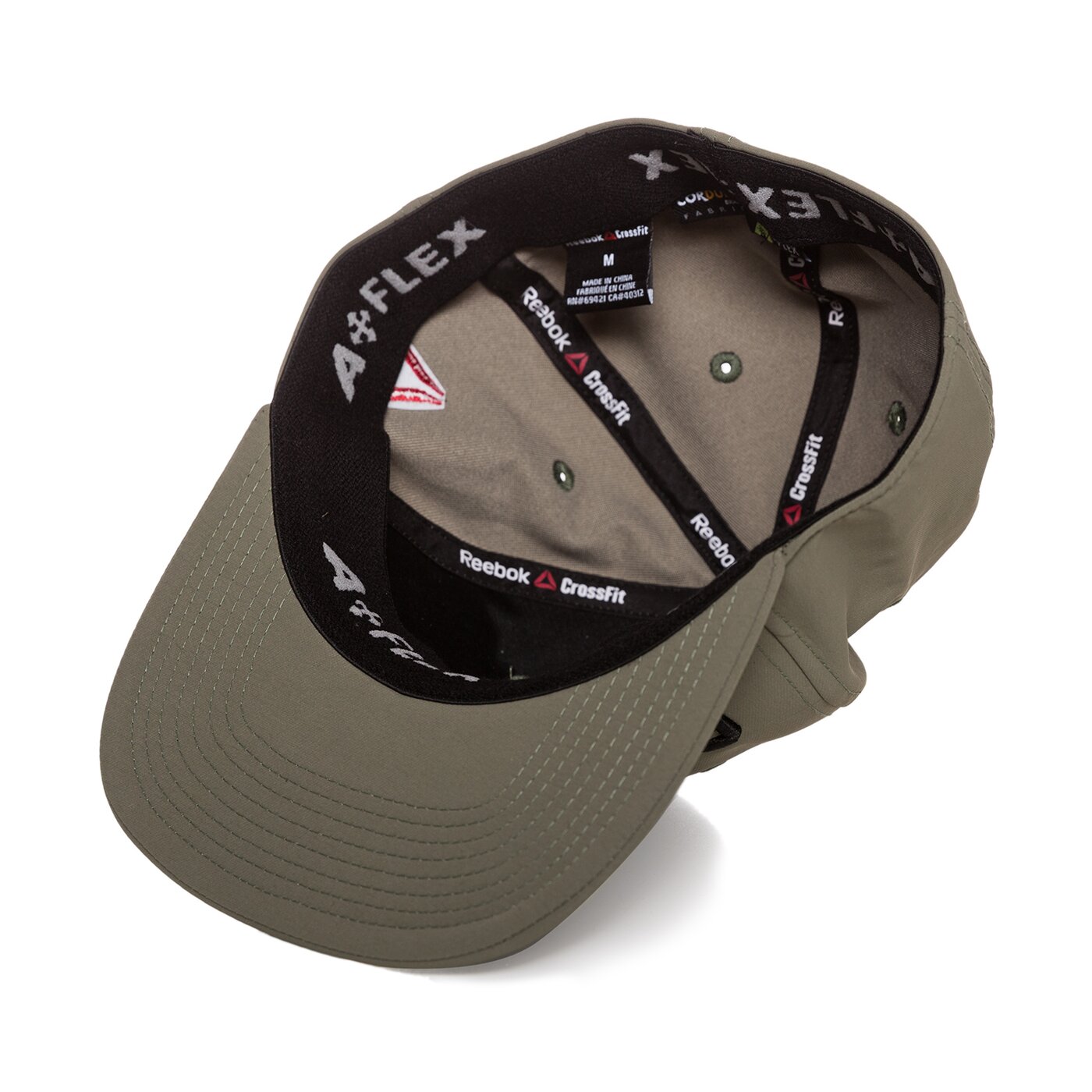 Czapka z daszkiem damska REEBOK CZAPKA CF A-FLEX CAP bq1436 kolor khaki
