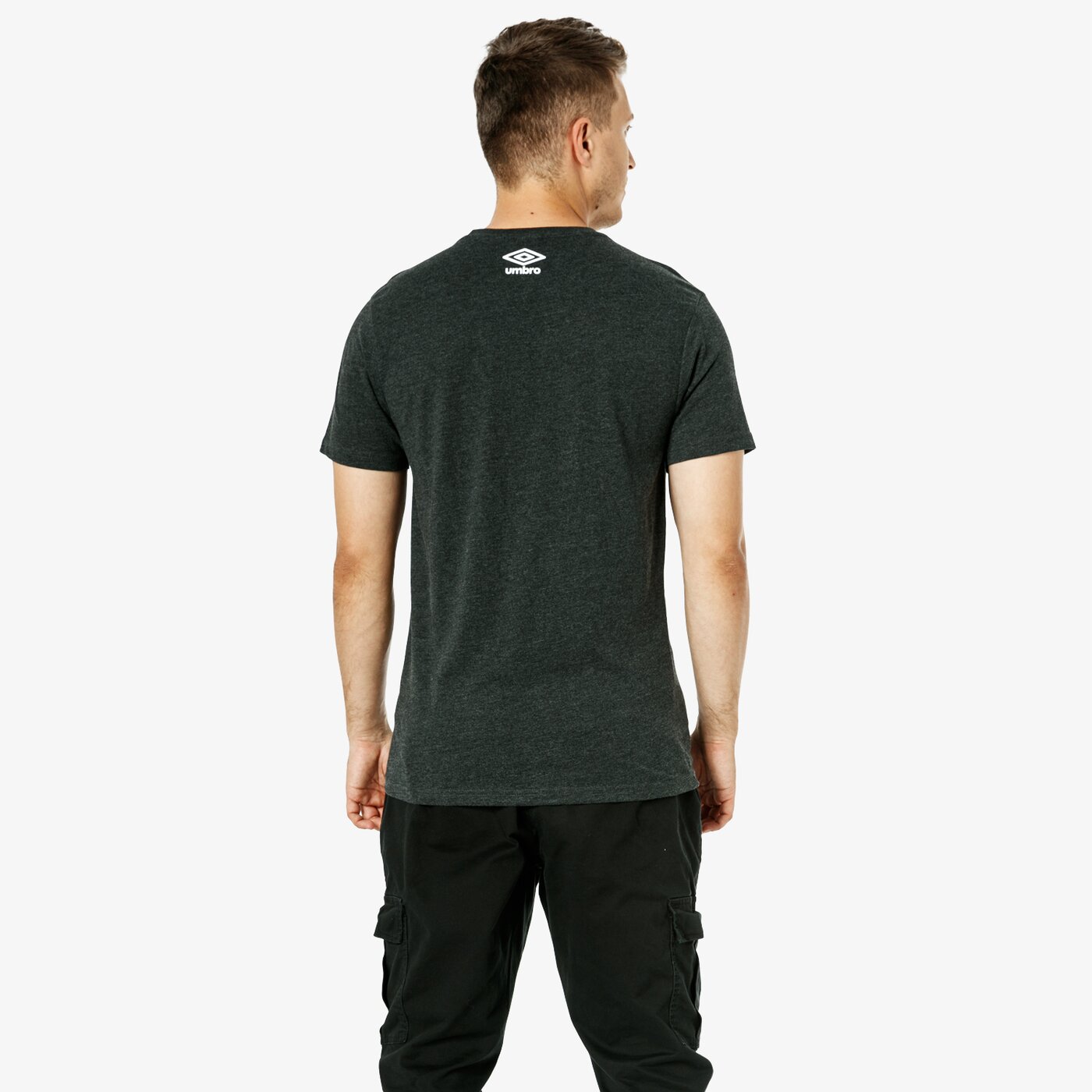 Koszulka męska UMBRO T-SHIRT SS TURF ul38tsm02002 kolor szary