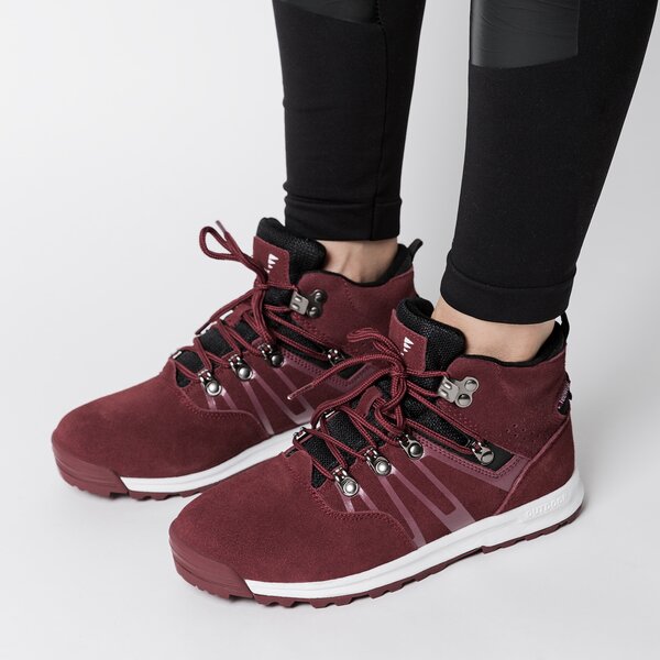 Buty outdoor damskie FEEWEAR PUBLIC WMNS fwwo217004 kolor bordowy