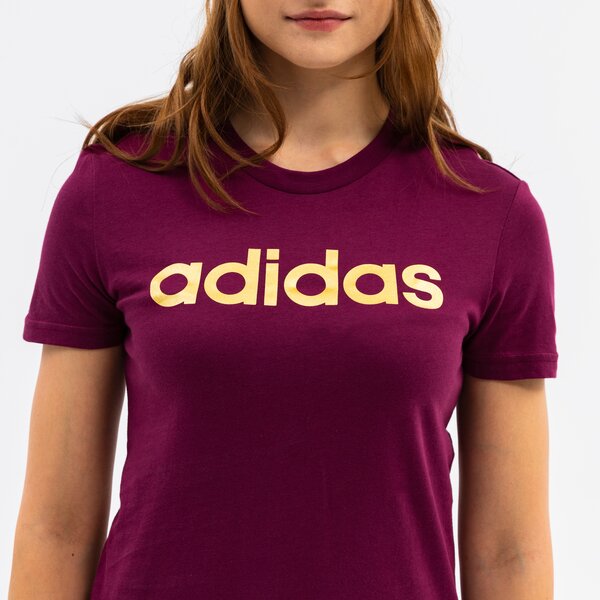 Koszulka damska ADIDAS T-SHIRT W LIN T h07832 kolor bordowy