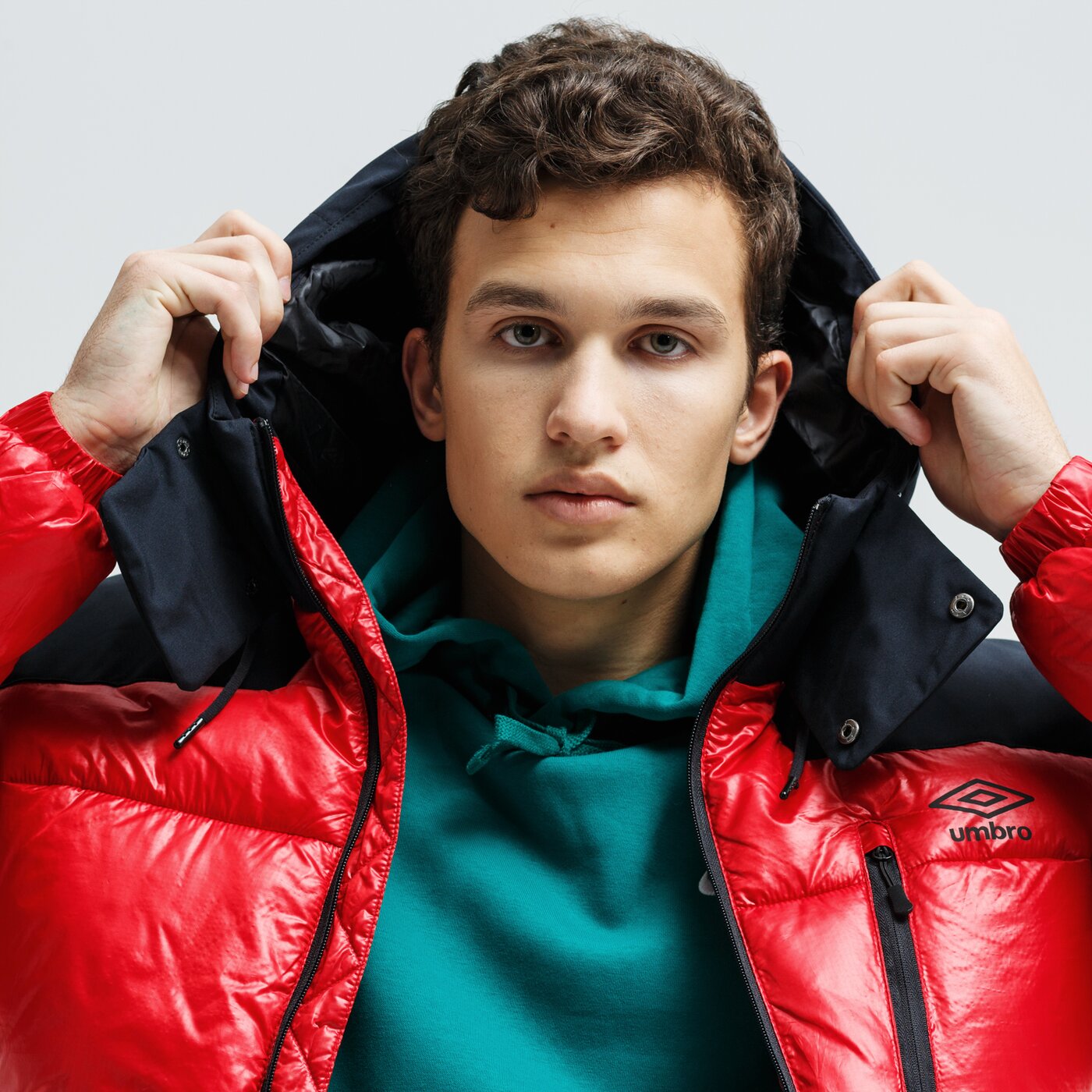 Kurtka zimowa męska UMBRO KURTKA ZIMOWA DARREN ul39kum38001 kolor czerwony