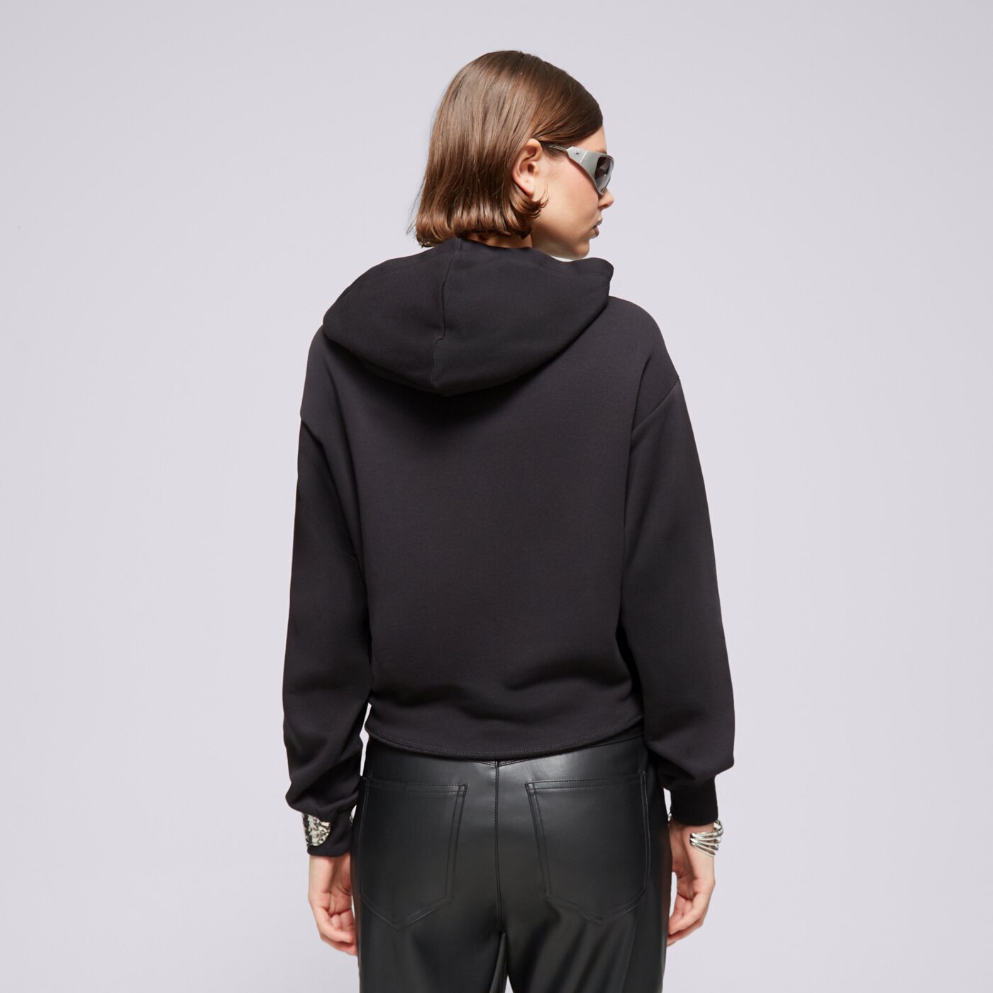 Bluza damska CHAMPION BLUZA Z KAPTUREM HOODED MINIMALIST RESORT 117240kk001 kolor czarny