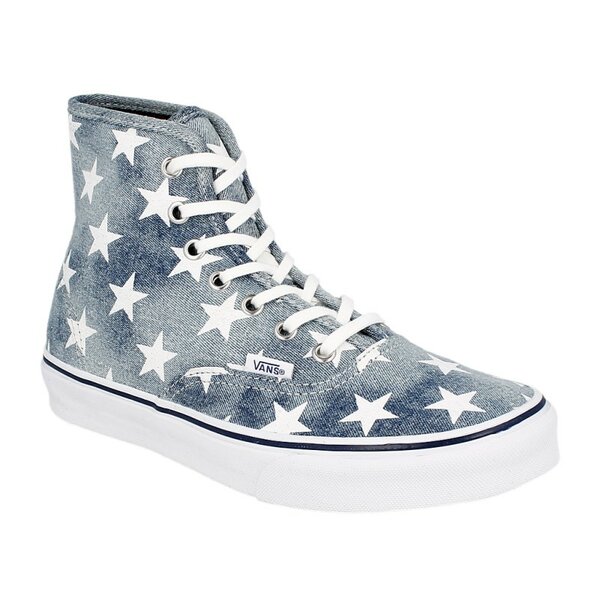 Buty sportowe damskie VANS AUTHENTIC HI  vrqf7xjw kolor niebieski
