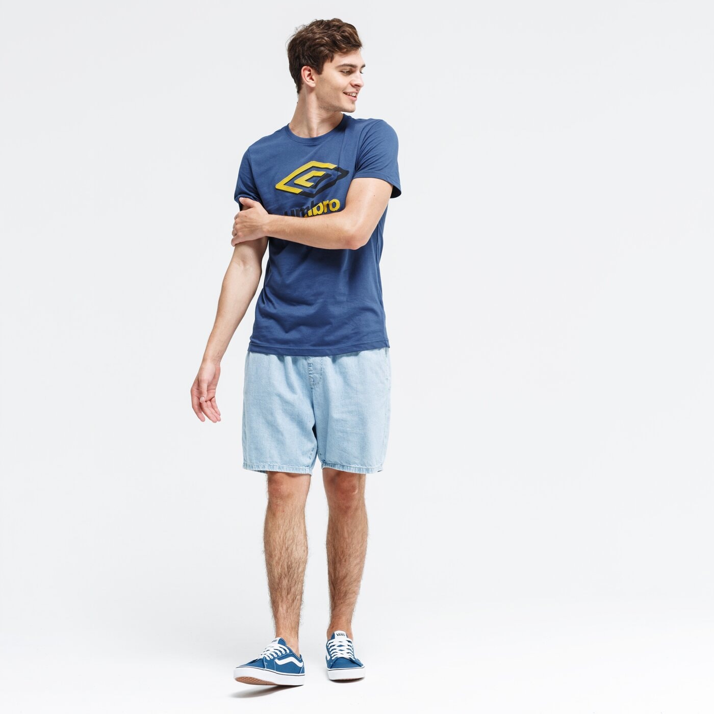 Koszulka męska UMBRO T-SHIRT OWEN ul39tsm25001 kolor granatowy