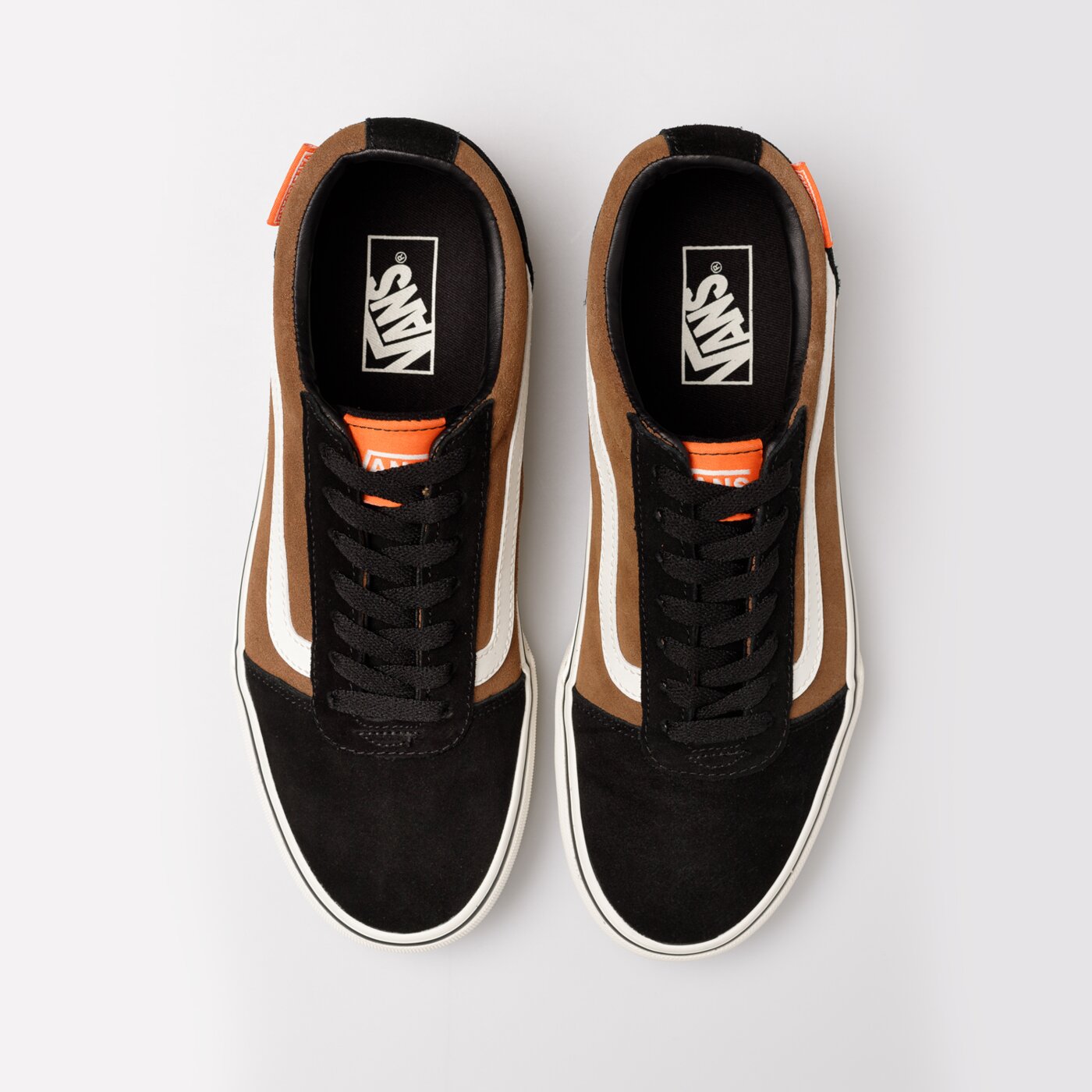 Buty sportowe męskie VANS MN WARD VANSGUARD vn0a5kxuule1 kolor brązowy