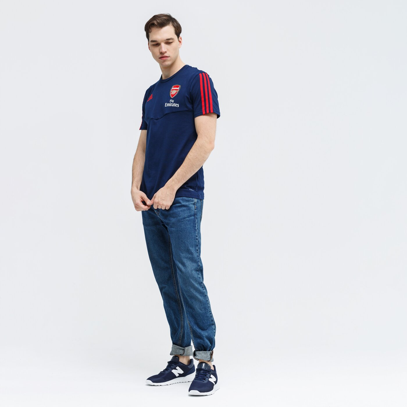 Koszulka męska ADIDAS T-SHIRT SS AFC eh5710 kolor granatowy