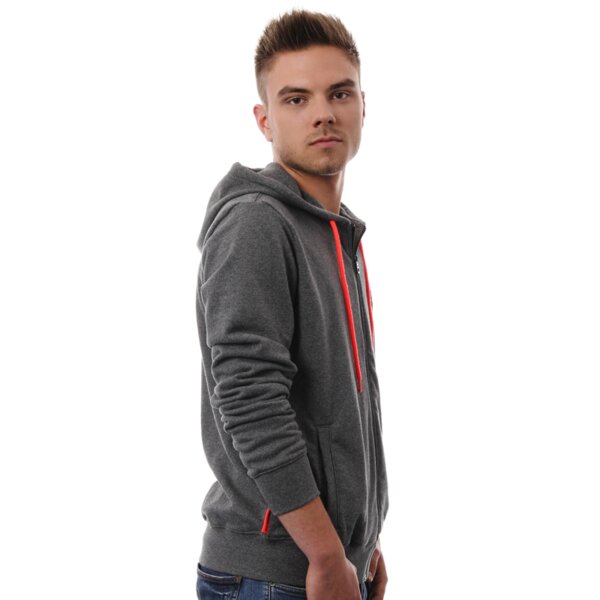 Bluza męska REEBOK BLUZA   NCE+ ABBEY FZ w51714 kolor szary