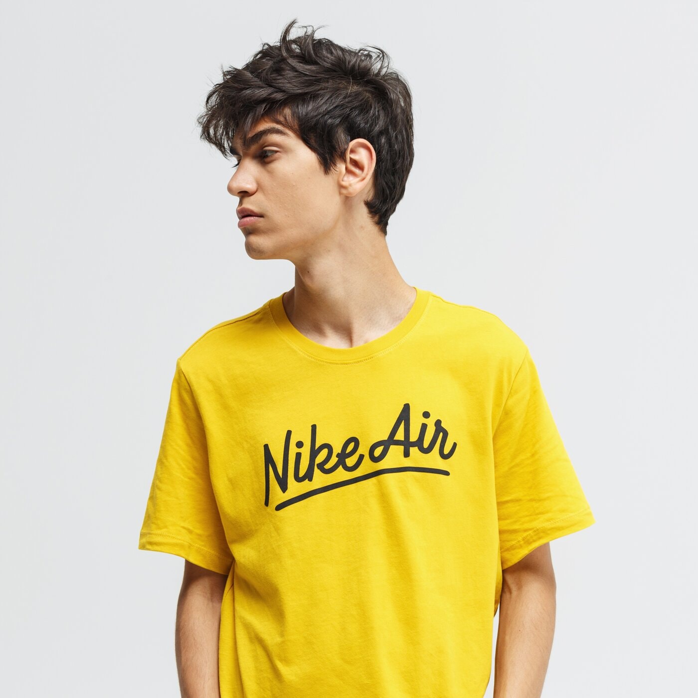 Koszulka męska NIKE T-SHIRT SS M NSW SS AIR 1 bv7637-743 kolor żółty