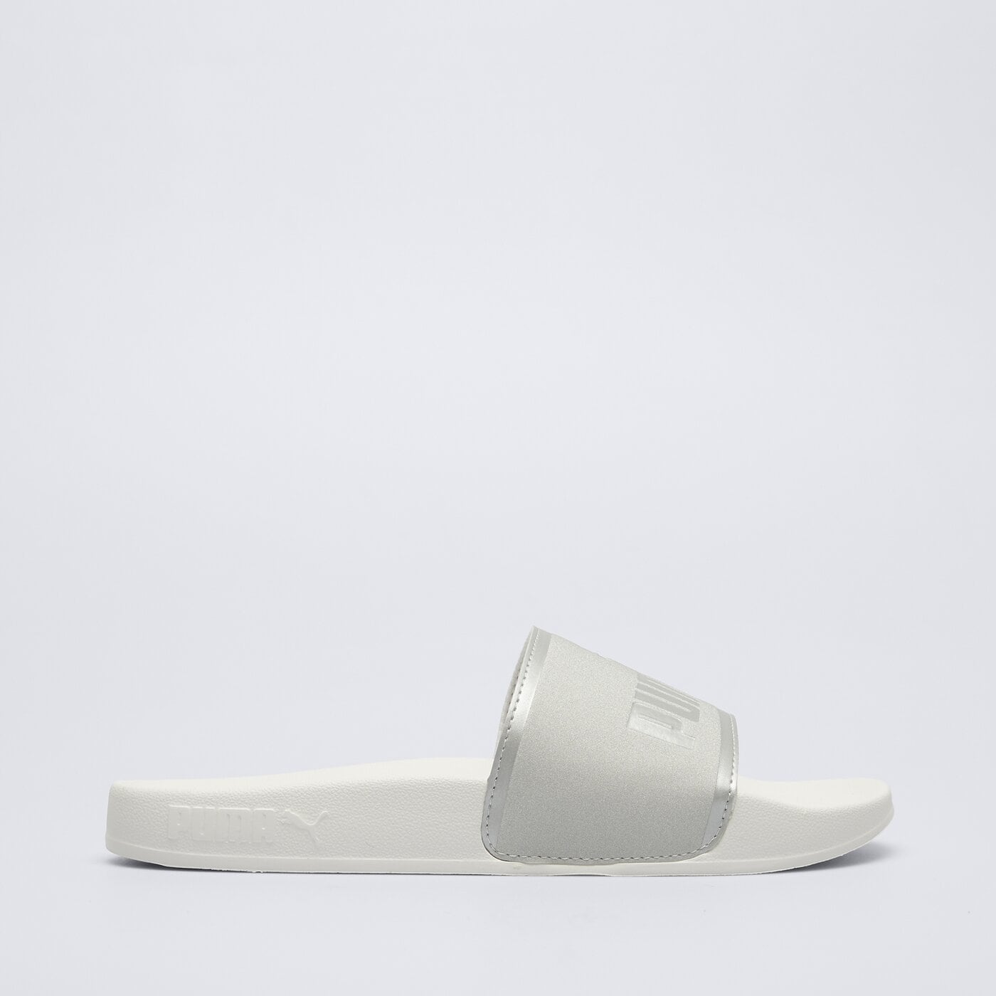 Klapki damskie PUMA LEADCAT 2.0 AQUA METALLICS 40170701 kolor srebrny