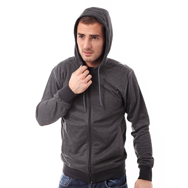 Bluza męska ADIDAS BLUZA PRIME FZ HOOD f51140 kolor szary