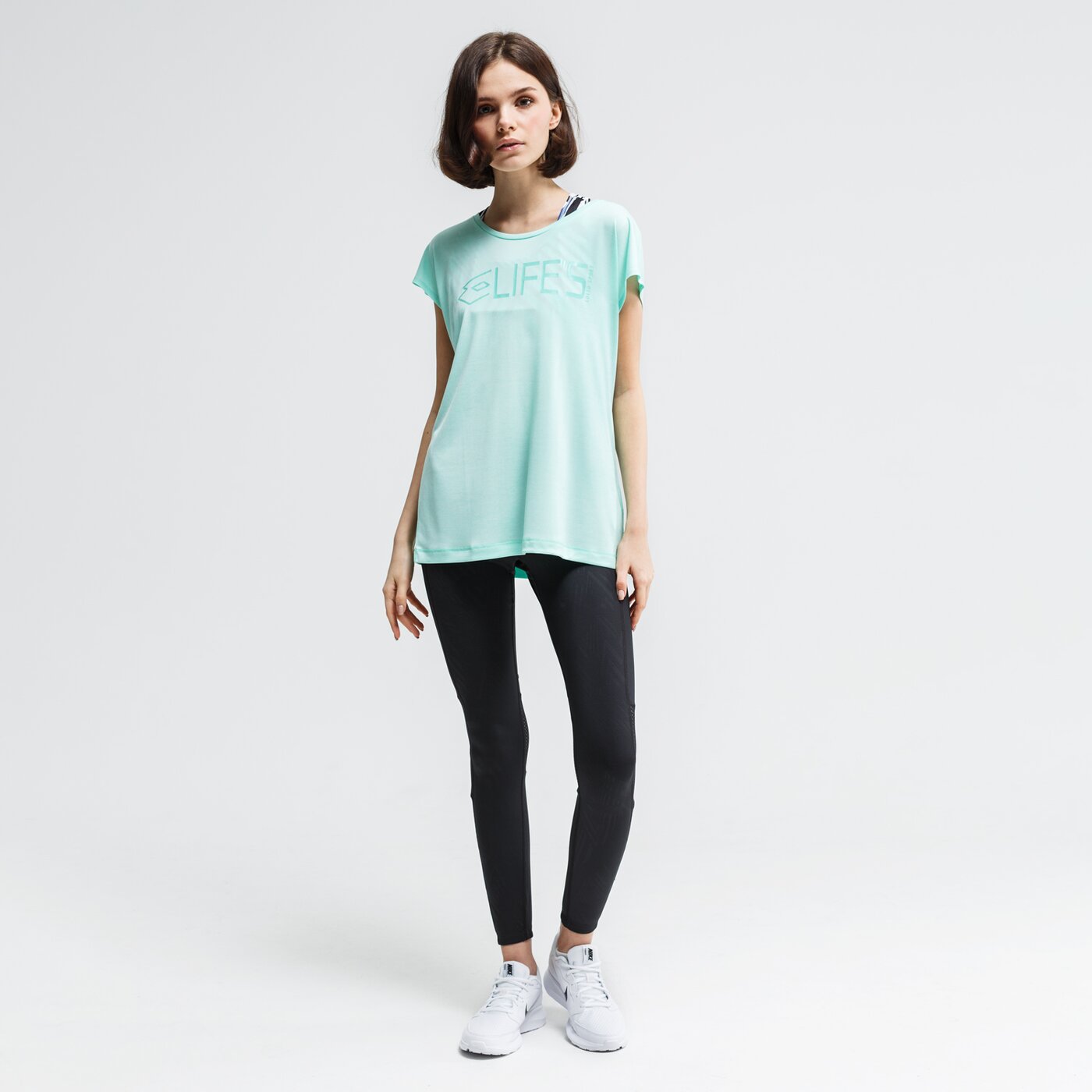 Koszulka damska LOTTO T-SHIRT LIFE'S W PL 213491-5p4 kolor niebieski