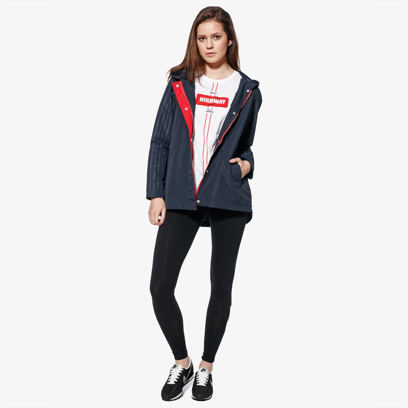 Kurtka przejściowa damska LOTTO KURTKA LARK lo18kud15001 kolor granatowy