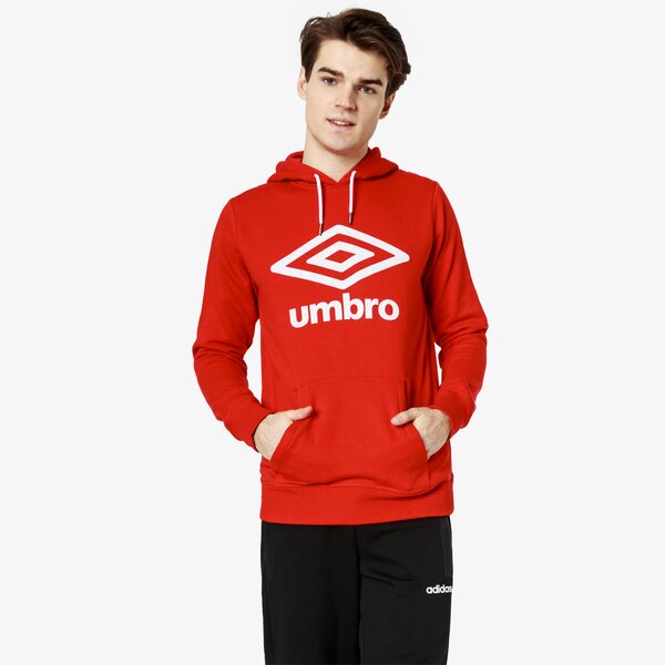 Bluza męska UMBRO BLUZA FW LARGE LOGO OH 65358u-gsg kolor czerwony