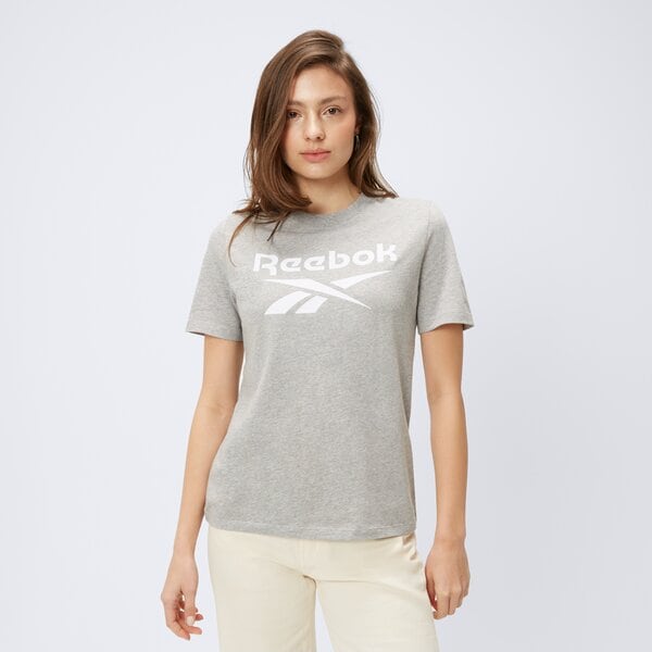 Koszulka damska REEBOK T-SHIRT REEBOK IDENTITY BIG LOGO 100034852 kolor szary