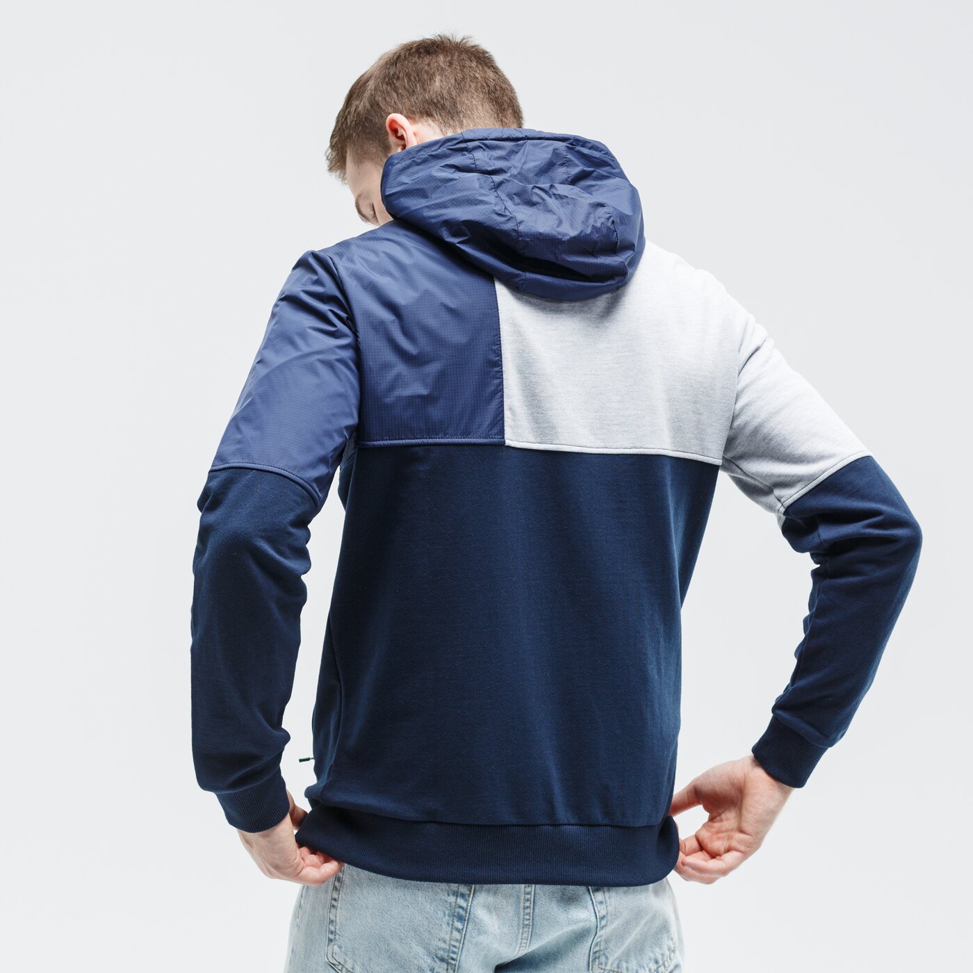 Bluza męska LOTTO BLUZA ROZPINANA Z KAPTUREM EDWIN lo120blm31001 kolor granatowy