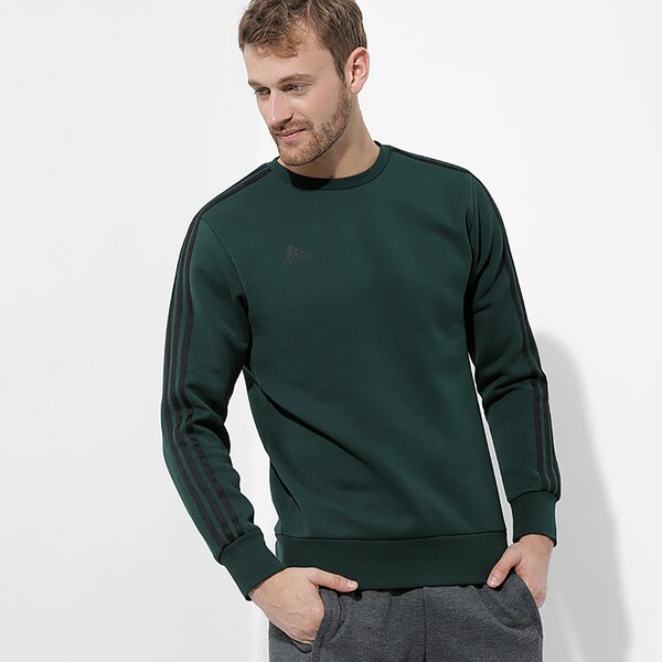 Bluza męska ADIDAS BLUZA ESS 3S CREW bs2220 kolor zielony