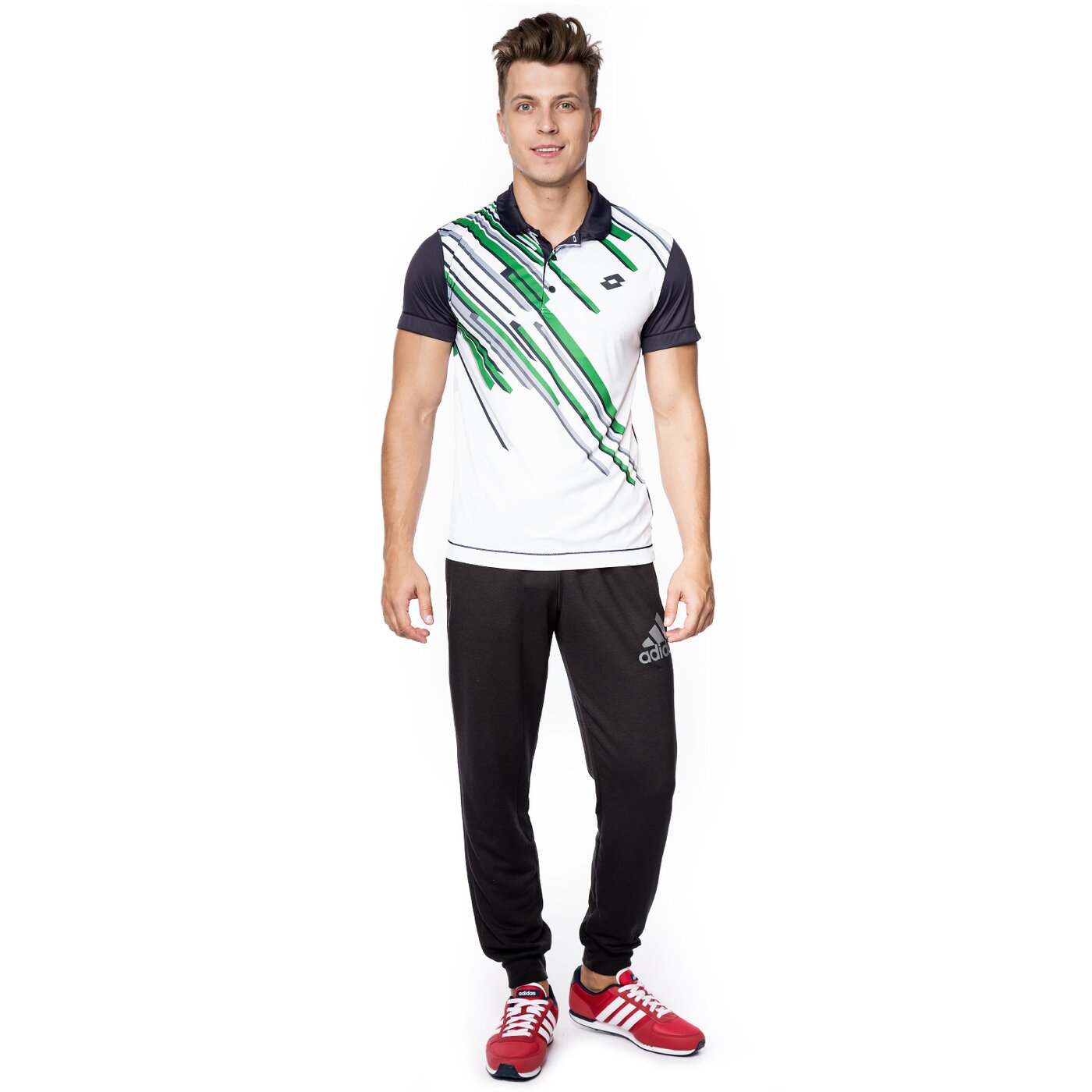 Koszulka polo męska LOTTO POLO SLADE r1353 kolor granatowy