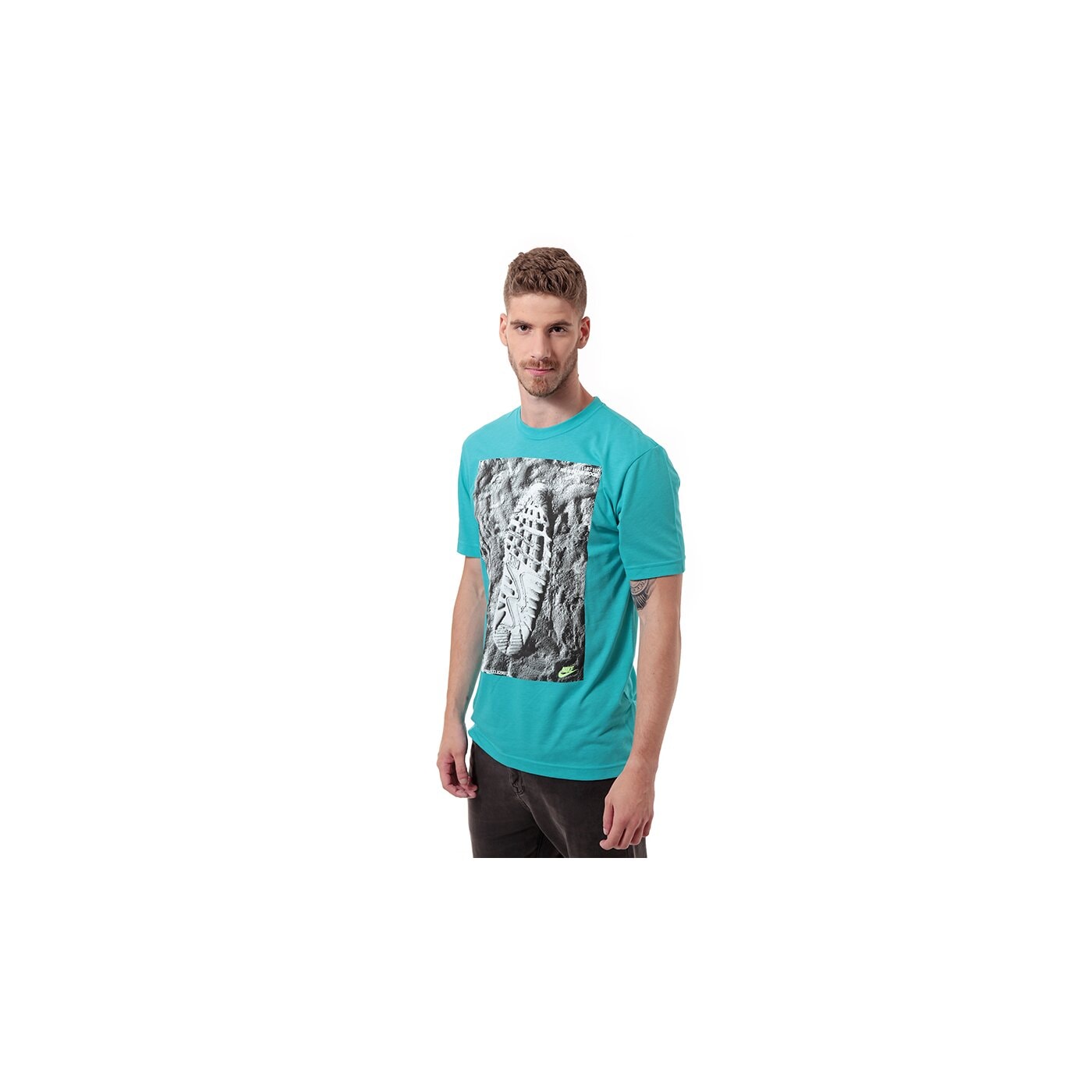 Koszulka męska NIKE T-SHIRT TEE-MOON WALKIN 619529388 kolor niebieski