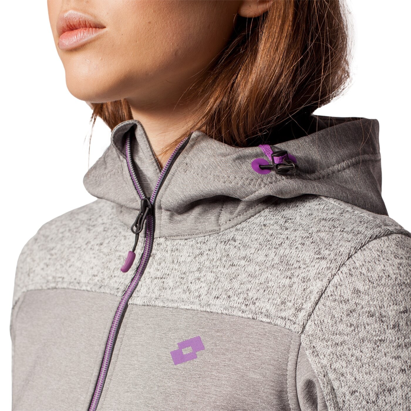 Kurtka przejściowa damska LOTTO SOFTSHELL WOODI lo36ksd03001 kolor szary