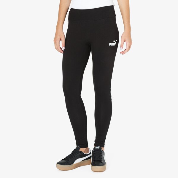 Spodnie dresowe damskie PUMA LEGGINGS ELEVATED ESS TAPE 85214101 kolor czarny