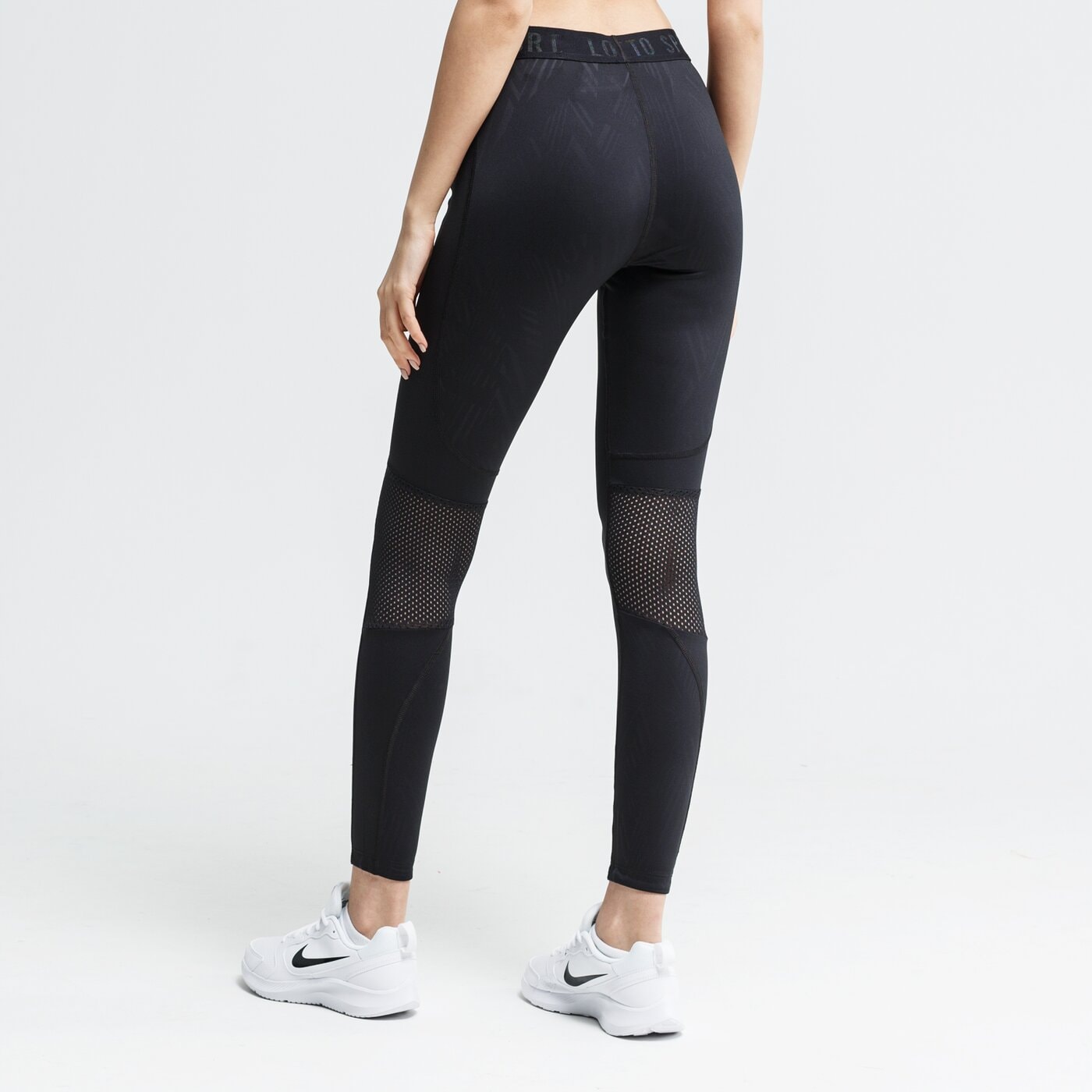 Spodnie dresowe damskie LOTTO LEGGINGS VABENE W II PRT3 PL 212965-1cl kolor czarny