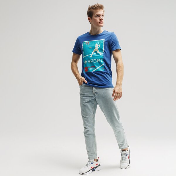Koszulka męska LOTTO T-SHIRT MIGRO lo120tsm15001 kolor granatowy