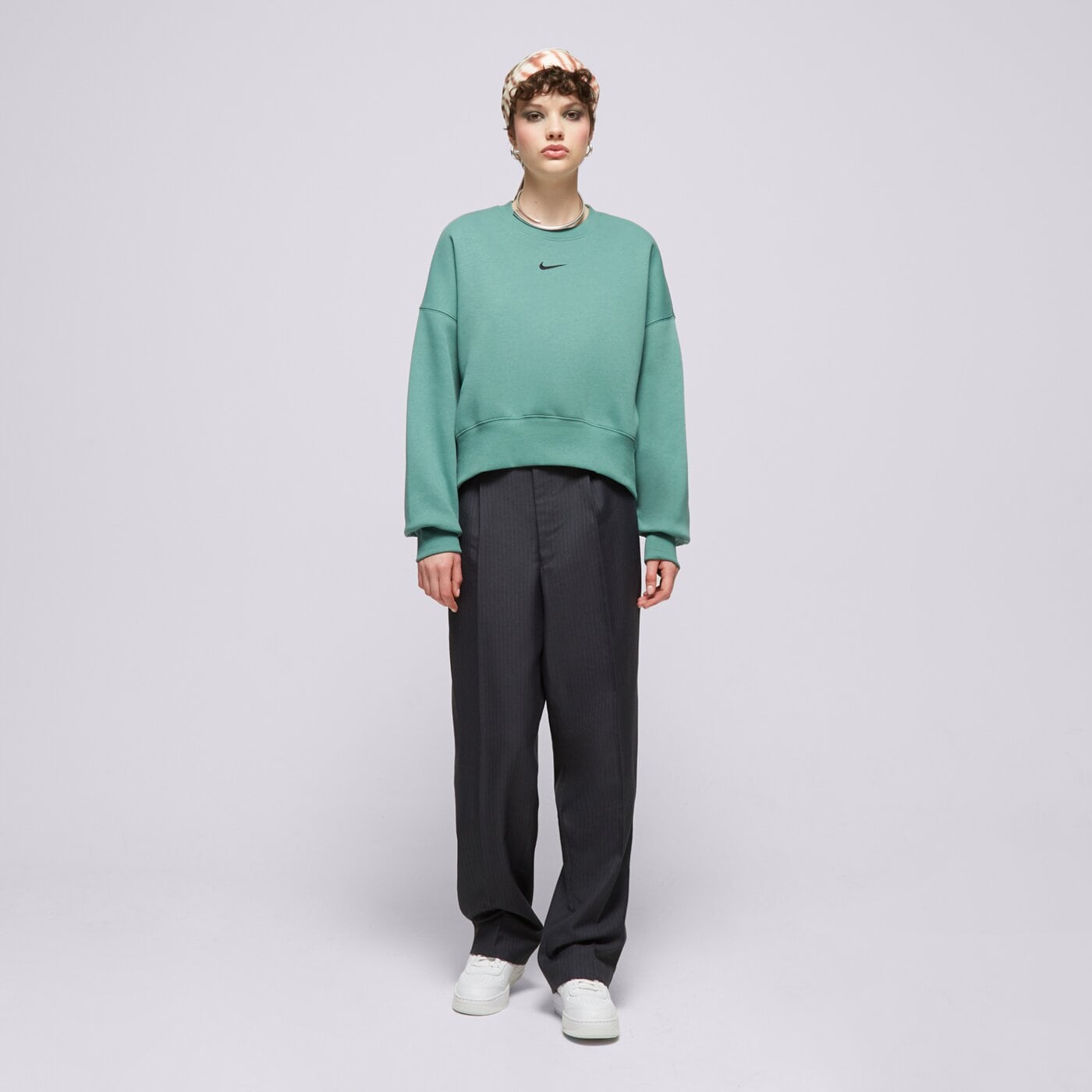 Bluza damska NIKE BLUZA W NSW PHNX FLC OOS CREW dq5761-361 kolor zielony