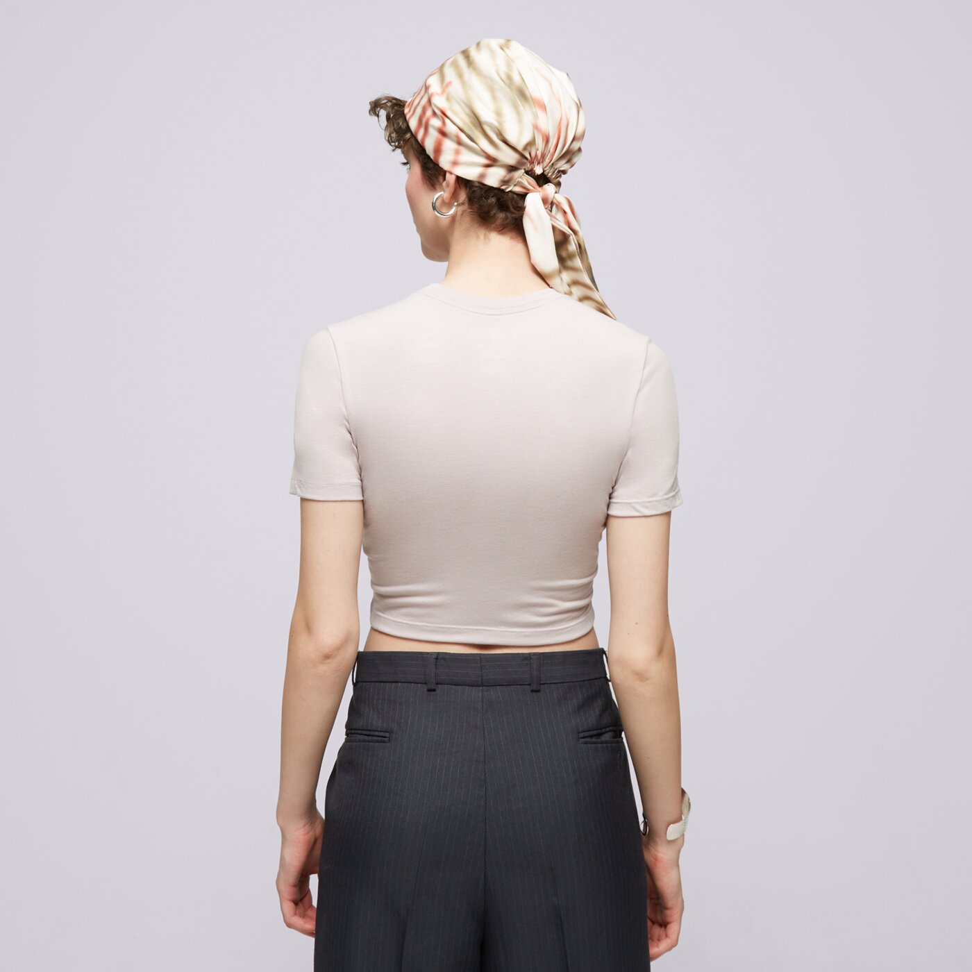 Koszulka damska NIKE T-SHIRT W NSW ESSNTL SLM CRP fb2873-019 kolor różowy